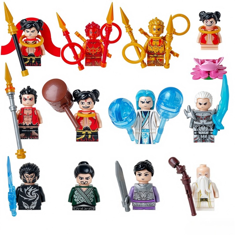 Building Block Mini - Yapım blokları, figürler, insan benzeri bebekler,