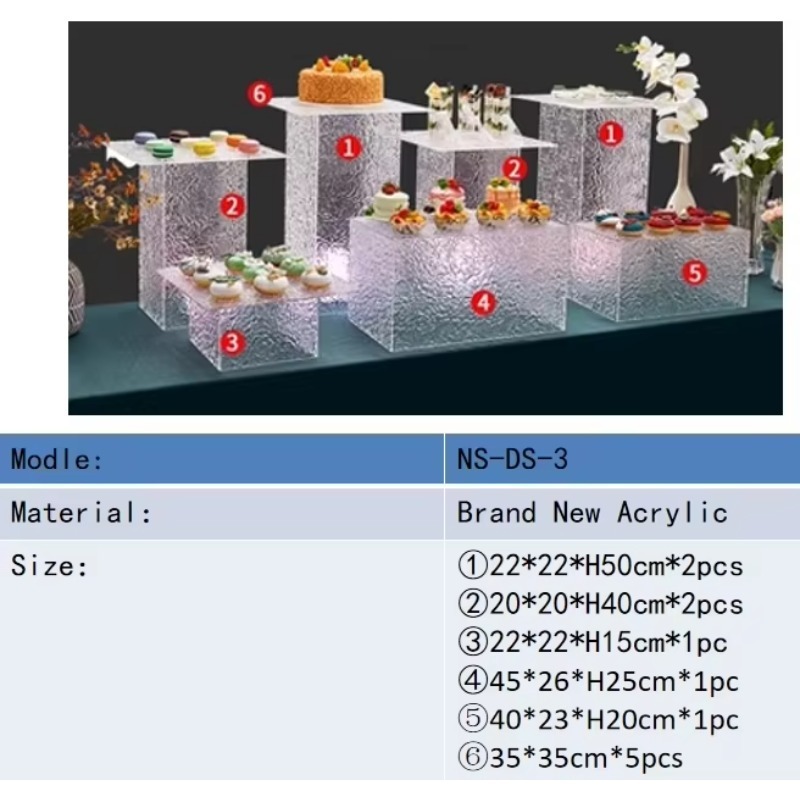 Şeffaf Akrilik Kutu, Şeffaf Dü - Display Risers Set incelemesi ve fiyatı