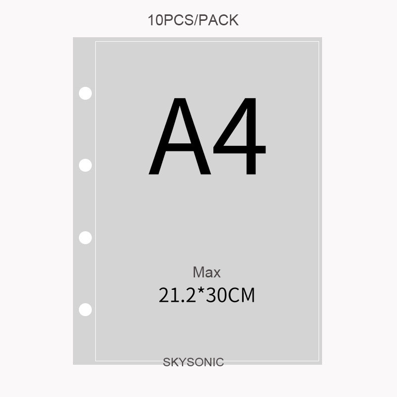 SKYSONIC 10 adet/takım A4 Bind - Card Penny Sleeve incelemesi ve fiyatı