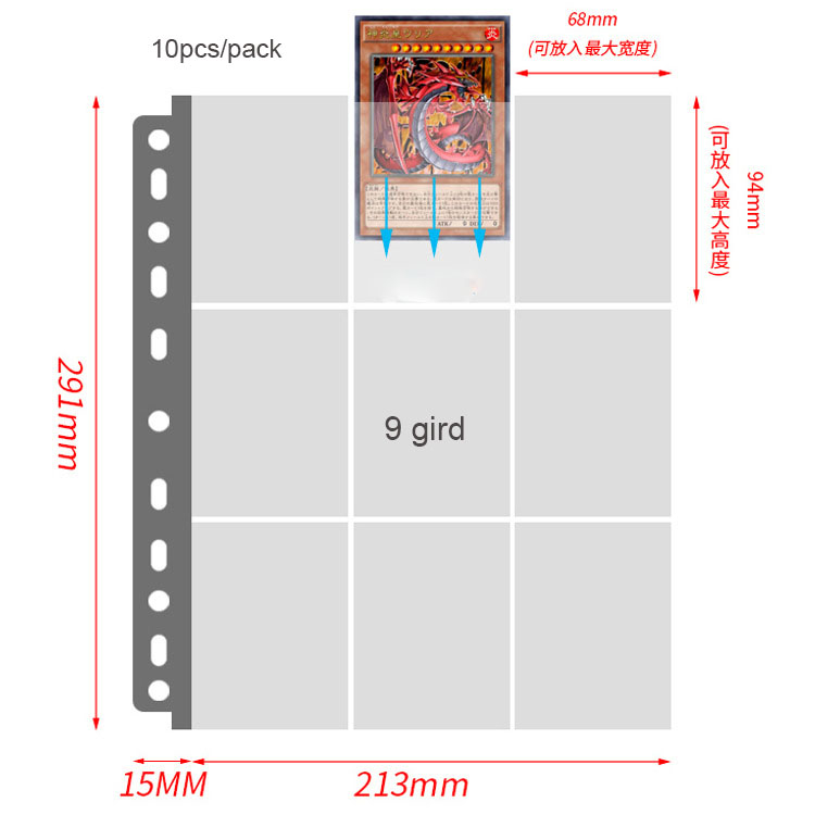 SKYSONIC 10 adet/takım A4 Bind - Card Penny Sleeve incelemesi ve fiyatı