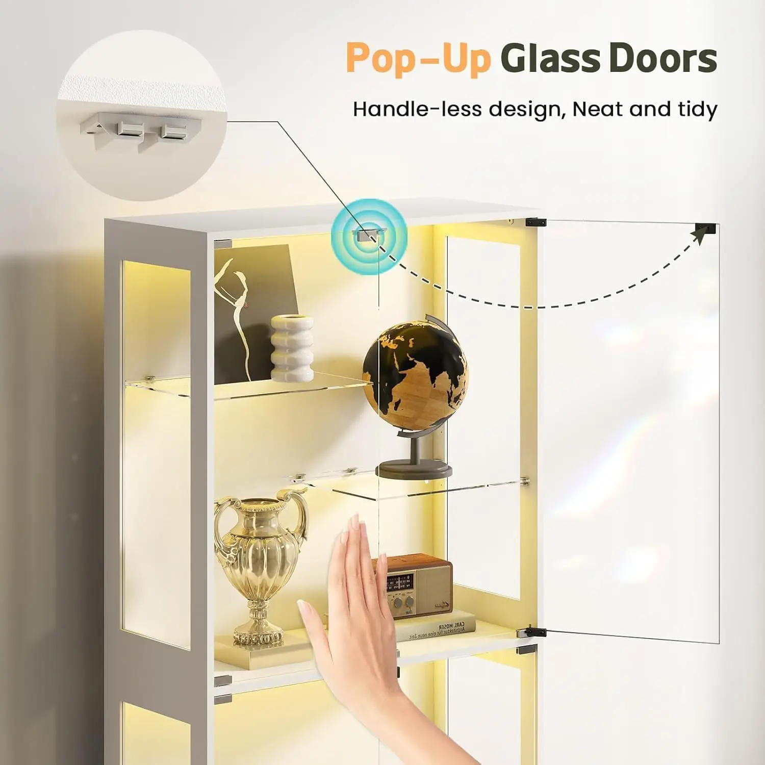 RGB LED Işıklı ve Ayarlanabili - Pop Display Shelf incelemesi ve fiyatı