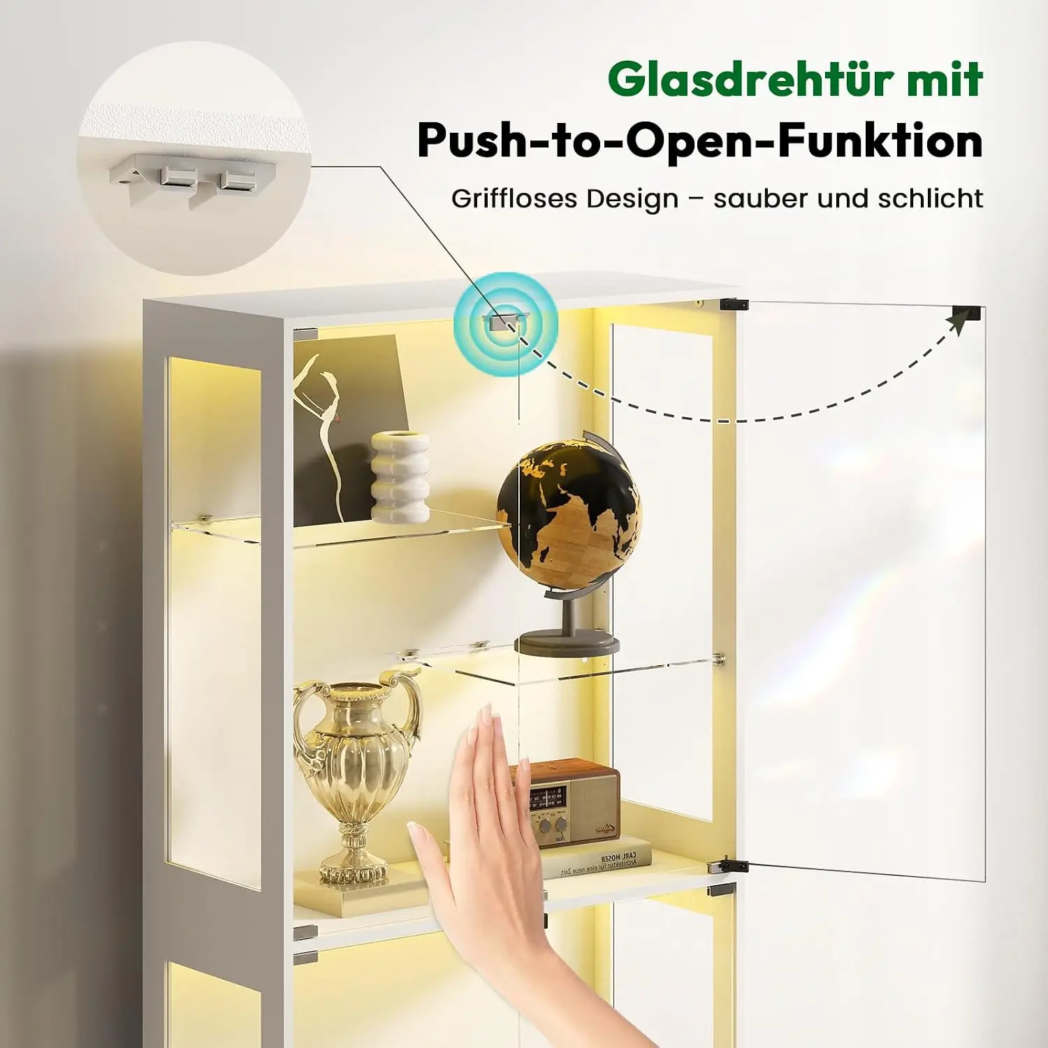 RGB LED Işıklı ve Ayarlanabili - Pop Display Shelf incelemesi ve fiyatı